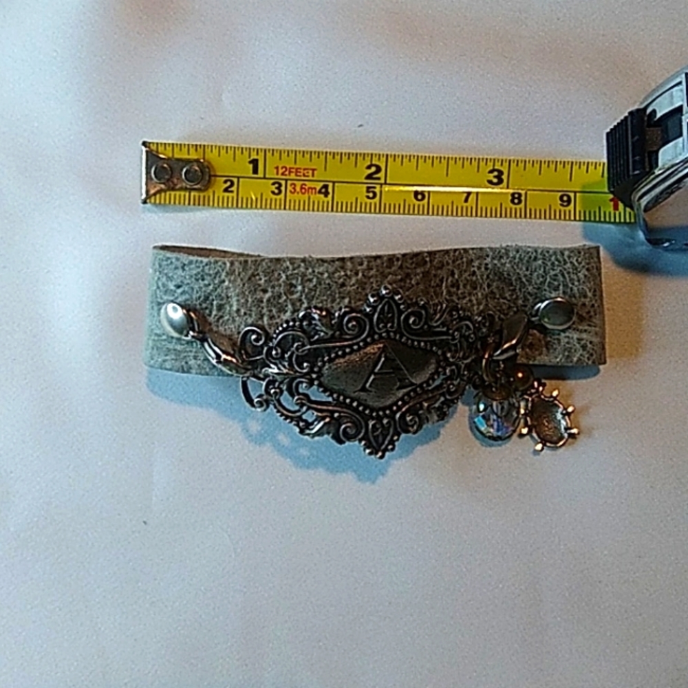 Lenny & Eva "A" leather bracelet - Picture 5 of 5